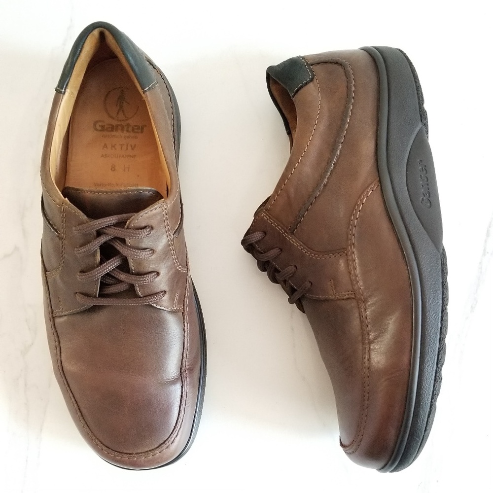 GANTER Men's Oxfords Brown Casual Shoes 9